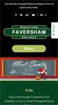 Mobile Screenshot of favershamminiaturerailway.co.uk